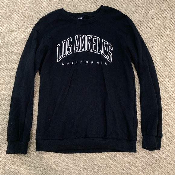 SHEIN Sweaters - Black Los Angeles, California sweatshirt crew neck